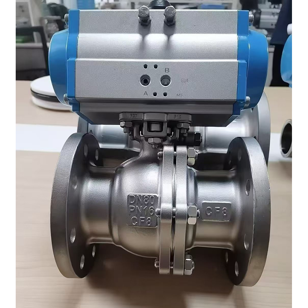 Pneumatic Flanged Ball Valve